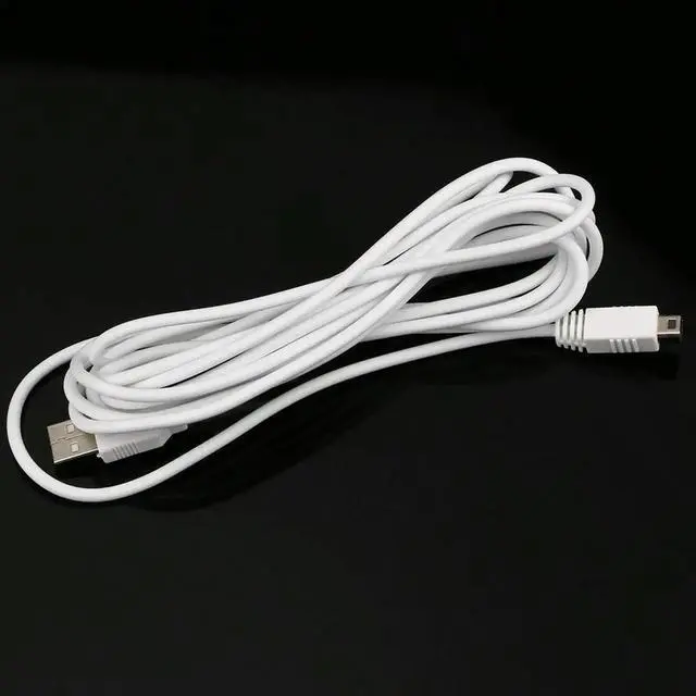 Main image of 3 Meter USB Charger Cable Data Cord Back-up USB Charger Power Cable Cord USB Power/Charger Cable Cord for Nintendo Wii U Gamepad