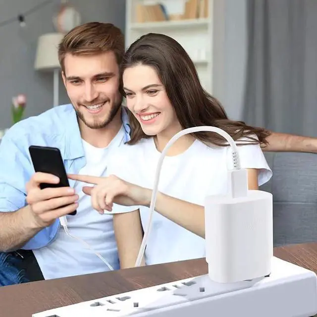 Alt view image 2 of 6 - S25 S24 Ultra Charger 25W Super Fast USB C Charger Block & 8FT Android Phone Type C Charger Cable Cord for Samsung Galaxy S24 Ultra/S24+/S24/S23 Ultra/S23/S22 Ultra/S22/S21/S20 /Note10 20-White