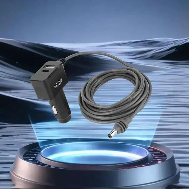 Alt view image 2 of 7 - For Starlink Mini 3in1 Cable Car Charger Cable with USB Type-C Port Car Cigarette Lighter Charger for Starlink Mini Accessories