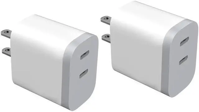 Main image of JAENFONG Dual Port C Charger, Type-c Fast Charging Block, Wall Adapter, USB C Phone Charging Plug for iPhone 16 Pro Max/16 Pro/16/16 Plus, 15 Pro Max/15 Pro/15,iPad Pro/Air, Android Phone