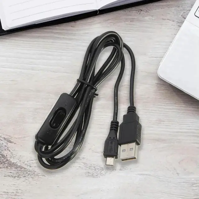 Main image of USB Data Cable with ON/Off Power Supply Line Adapter with Switch Cable Extension Toggle for USB LED Strips Fan Charger Laptop