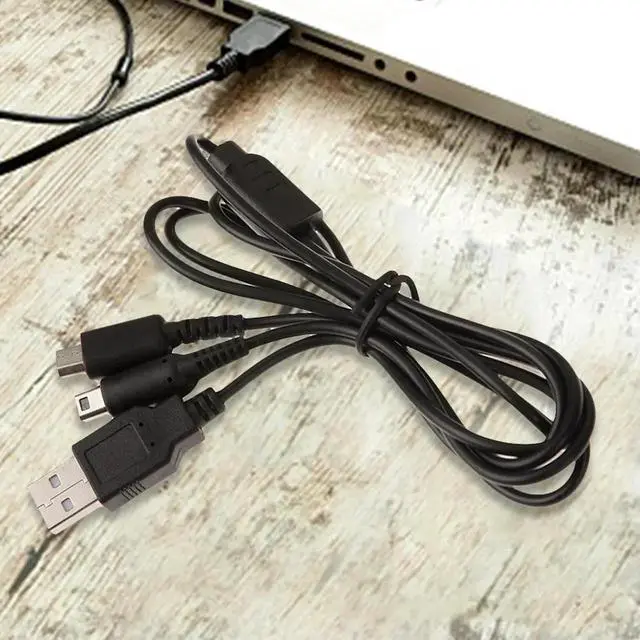 Alt view image 2 of 7 - 1.2M USB Charger Cord Replacement Charging Cable Cord Fast Charger Cable for Nintendo NDSI 3DS NDSL Accessories