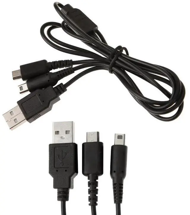 Alt view image 3 of 7 - 1.2M USB Charger Cord Replacement Charging Cable Cord Fast Charger Cable for Nintendo NDSI 3DS NDSL Accessories