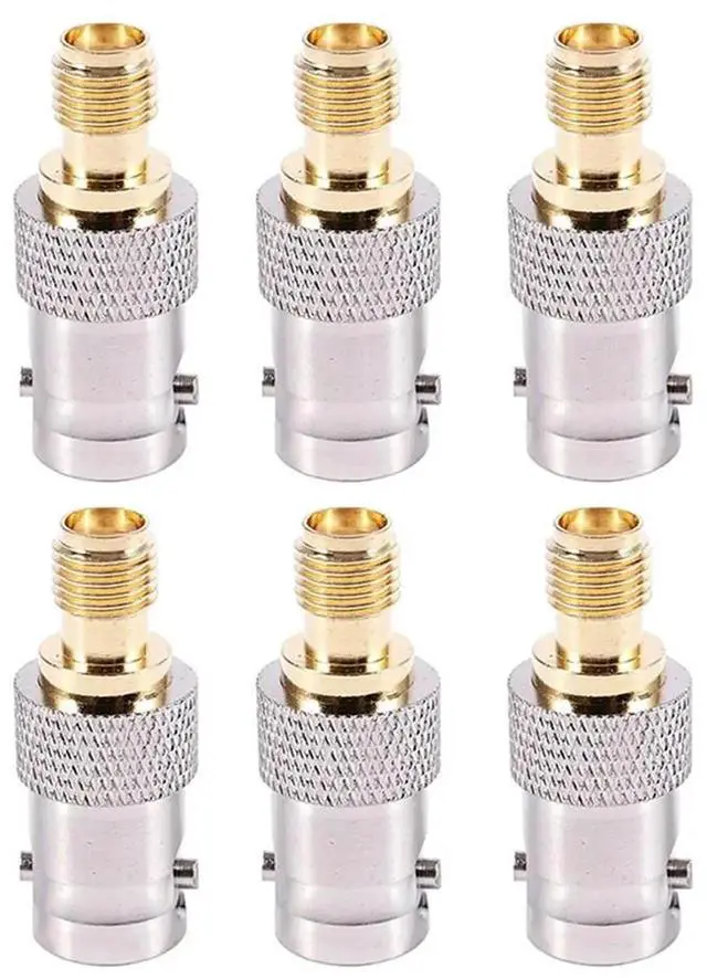 Alt view image 3 of 5 - 6X F / F RF SMA Female To BNC Female Adapter Antenna Cable RFB-1142