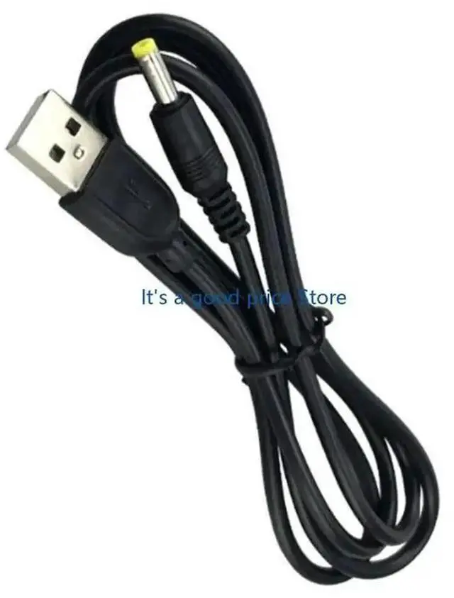 Alt view image 3 of 4 - USB Power Cord for 1000 3000 Game Console Portable Charging Cable Cord USB Male to DC4.0x1.7 Male Cable