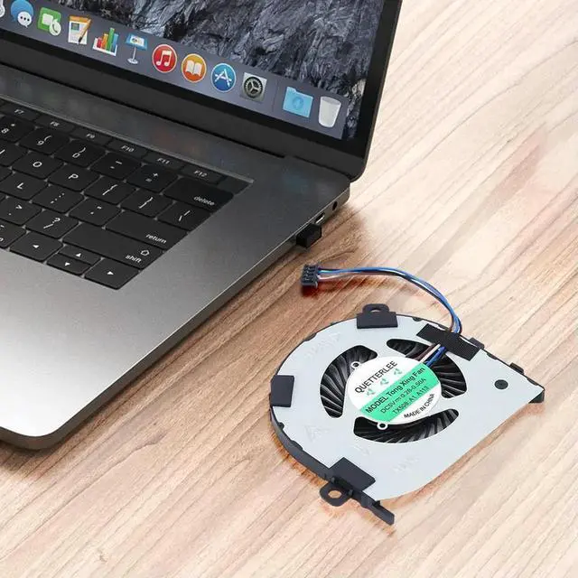 Alt view image 6 of 7 - Laptop Fan Replacement Laptop Cooling Fan Radiator Internal Components Accessories for Latitude 7280 7380 7480 P28S