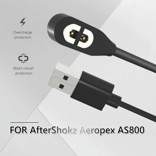 Alt view image 2 of 4 - Headphone Charger Cable for AfterShokz Aeropex AS800 Power Supply Wire Accessory
