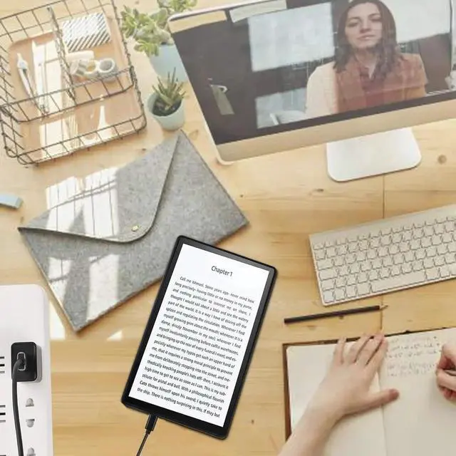 Alt view image 6 of 6 - Fast Charger with 6Ft USB Type-C&Micro USB Cable for Charging All-New Fire 6 HD 7 8 10/Fire Max 11-13th Gen/Fire HD 7 8 10Plus/Kids Edition Kids Pro/All E-Reader,Oasis,Paperwhite/Samsung Galaxy