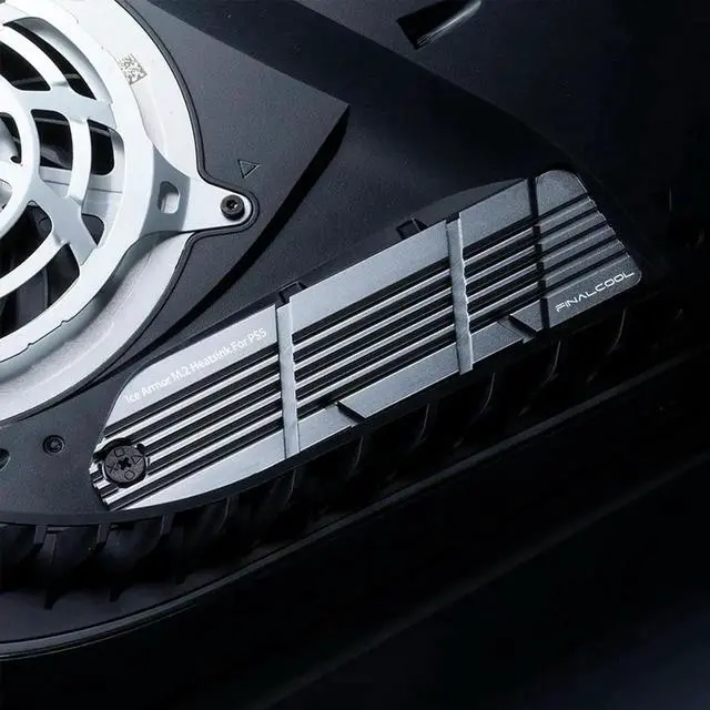 Alt view image 3 of 4 - Aluminum Heatsink with Pads SSD Cooling Mounting Kit Heat Sink Radiator for PS 2280 NVMe SSD Expansion Slot