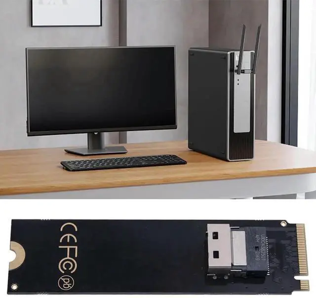 Alt view image 3 of 4 - NGFF M.2 M Key To SFF 8654 Adapter Card NGFF M-Key NVME To Slimline SAS Card Adapter SFF-8654 Converter Card for Motherboard