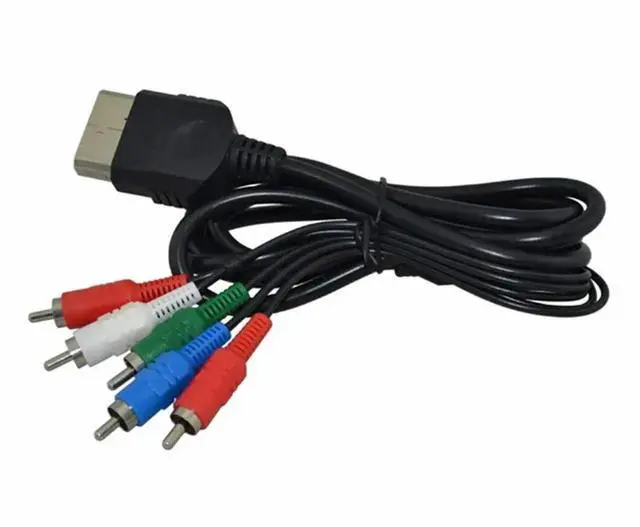 Alt view image 2 of 7 - 1.8m RCA Audio Video Cable AV Cable High Definition HD Component TV Hookup Connection Cord for Classic Xbox