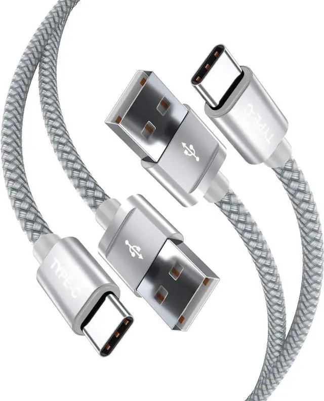 Main image of JAENFONG USB Type C Charger Cable 6.6FT 2Pack,Nylon Charging Cord for iphone 15 Pro Max,Samsung Galaxy Z Flip,Note 20 10,S9 S10 S10E 10E S20 FE S23 S21 S22 Plus Ultra,A52 A53 A54,Google Pixel 7 6 XL