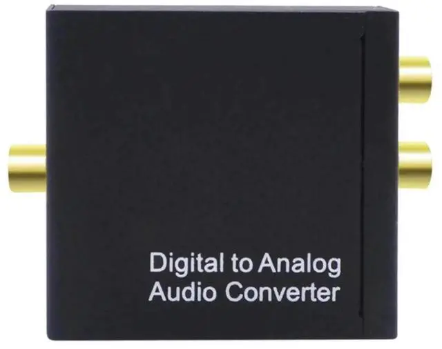 Alt view image 4 of 4 - 192KHz SPDIF Optical To Analog L/R RCA Converter Optical To 3.5mm Jack Adapter Optical To L/R DAC Decoder