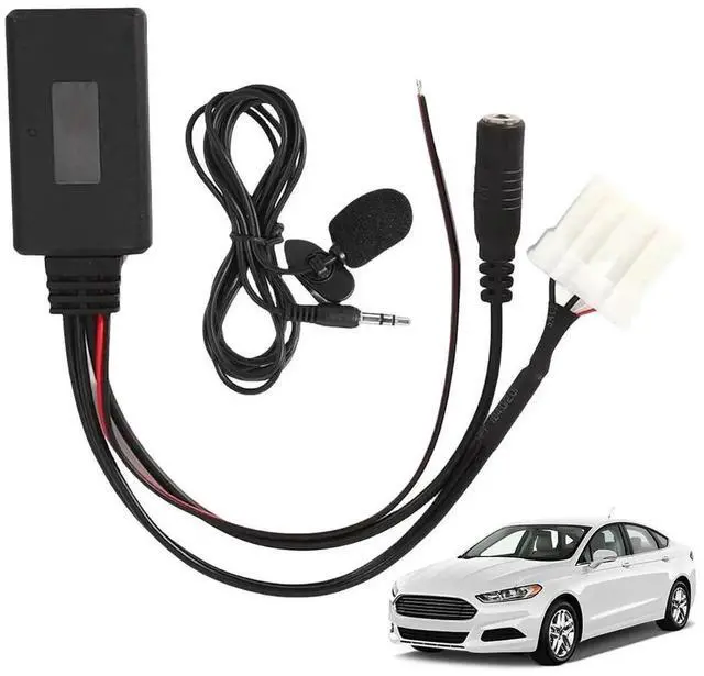 Main image of AUX Stereo Cable 5-12V Car Bluetooth-Compatible AUX Adapter Bluetooth-Compatible with Microphone for Mazda RX8 MX5 2 3 5 6