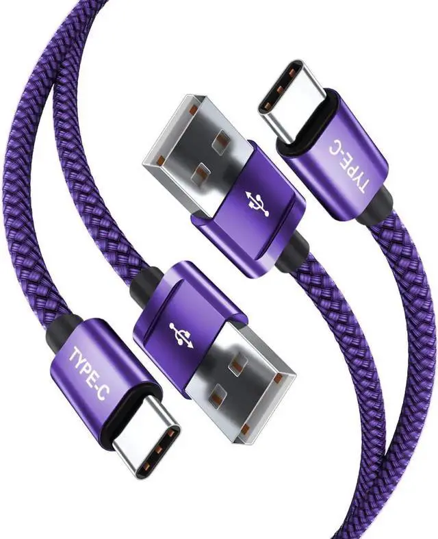 Main image of USB Type C Charger Cable 3.3FT 2 Pack,Charging Cord for Kindle Fire HD 10 9th 2019,8 10th 2020,Paperwhite 2021 11th Generation,iPad Air 4 4th 5 5th Mini 6 6th Gen,Samsung Galaxy Z Flip Fold