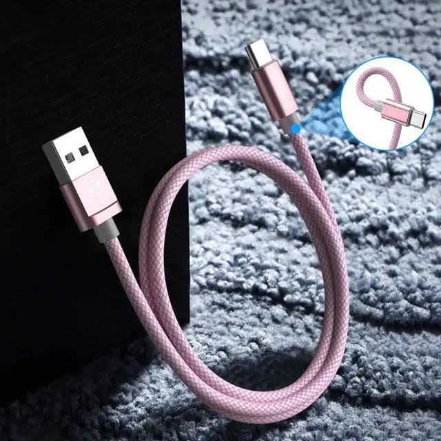 Alt view image 2 of 7 - USB Type C Charger Cable 6.6FT 2Pack,Charging Cord for Kindle Fire HD 7 2022 12th,10 9th 2019,8 10th 2020,Paperwhite 11th 2021 Generation,Samsung Galaxy A03s,A51,A52,A53,A12 A13,A32 A33,A42