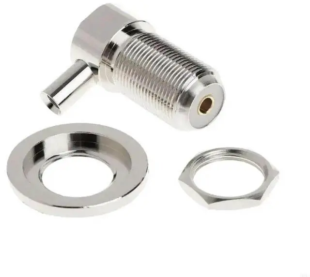 Alt view image 4 of 4 - SO239 UHF Female RF Connector For RG58 RG142 LMR195 Coaxial Cable