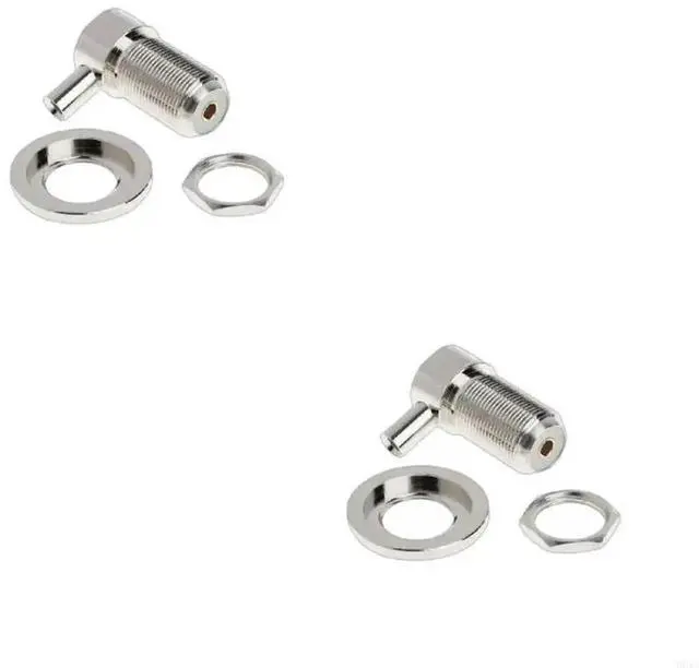 Alt view image 3 of 4 - SO239 UHF Female RF Connector For RG58 RG142 LMR195 Coaxial Cable