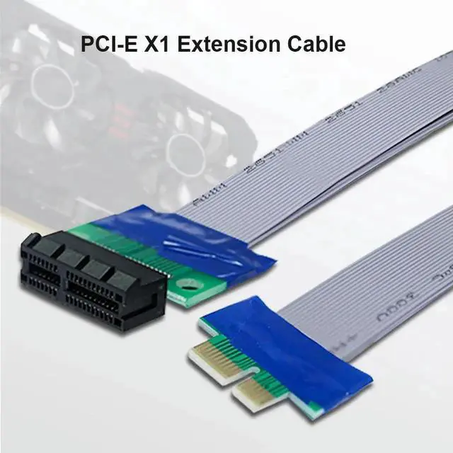 Alt view image 5 of 6 - Riser Card Extender Extension Ribbon 15cm Flexible PCI-E PCI Express Riser Card Extender Extension Cable