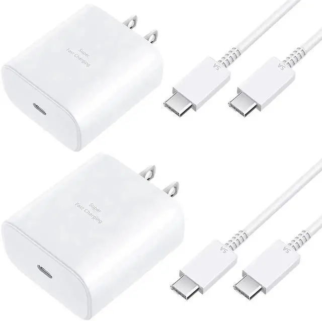 Main image of JAENFONGS24 S23 S25 Ultra Charger, Super Fast Charger Type C, 45W USB C Fast Charger Block with 10FT Android Phone Charging Cable for Samsung Galaxy S25 S24 S23 Ultra/S23/S22/S21/S20, Note 10+ Note 20