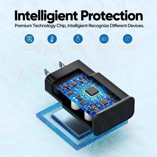 Alt view image 6 of 6 - JAENFONG Type C Charger Fast Charging, Adaptive Fast Charger Kit with 12FT USB Type C Cable for Samsung Galaxy S23/S23 Ultra/S22/S21/S20/S20+/S10/S10+/S10e/S9/S9+/S8/S8Plus/Edge/Active/Note 8/9/10/20