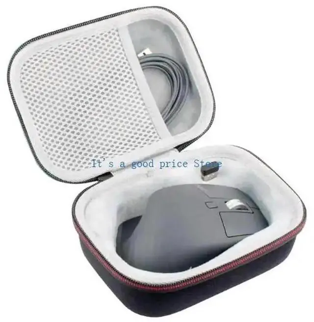 Main image of Shockproof Cover Case for MX 3 Wireless Mouse Travel Carrying Bag with Mesh Pocket Case Cable Accessories