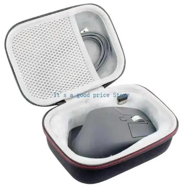 Alt view image 3 of 7 - Shockproof Cover Case for MX 3 Wireless Mouse Travel Carrying Bag with Mesh Pocket Case Cable Accessories