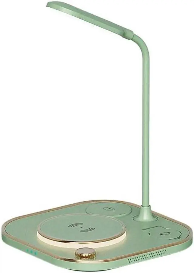 Main image of 4 in 1 LED Desk Lamp with Wireless Charging Station for Multiple Devices Qi Wireless Certified Compatible with iPhone 13/12, 13/12 Pro, 13/12 Pro Max, iWatch, Airpods 2/Pro with LED Light
