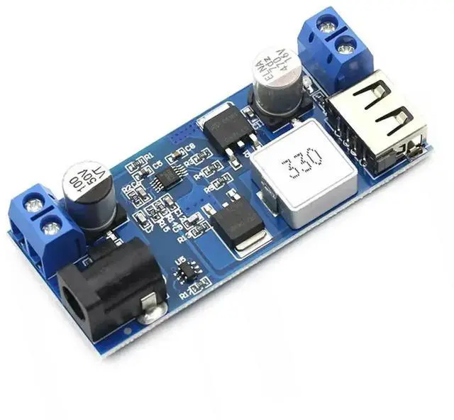 Alt view image 3 of 4 - DC-DC 24V/12V To 5V 5A Step Down Power Supply Buck Converter USB Buck Step Down Converter Module Voltage Regulator for Phone