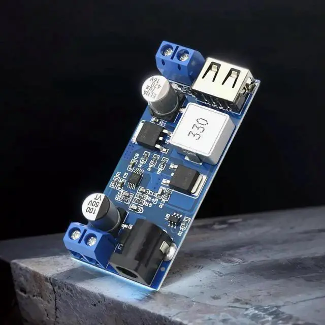 Alt view image 2 of 4 - DC-DC 24V/12V To 5V 5A Step Down Power Supply Buck Converter USB Buck Step Down Converter Module Voltage Regulator for Phone