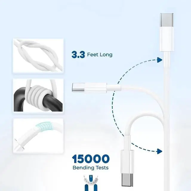 Alt view image 4 of 6 - JAENFONG iPhone 17/16/15 Car CarPlay Charger Cable USB A to USB C Charging Cord for Apple Carplay USB C Cable, iPhone 17/16/15 Pro Plus Pro Max, iPad USB Type C Cord Wire 3.3FT