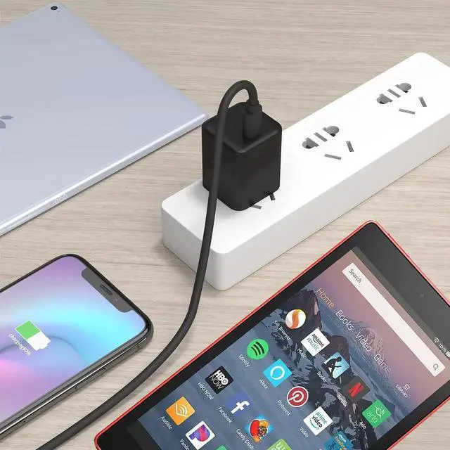 Alt view image 2 of 7 - JAENFONG 10Ft Fast Charger Intended for Amazon Fire Max 11 Tablet-13th Genration (2023 Release),20W Power Adapter with 10Ft USB C Cable