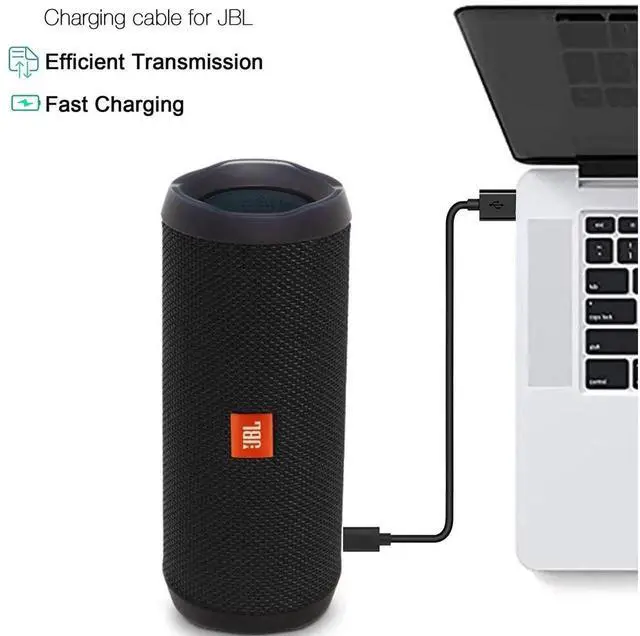 Alt view image 6 of 7 - JAENFONG Replacement Micro USB Charger Cord for JBL Clip 3, 2, JBL Flip 4, 3, 2, JBL Charge 3, 2, 2 Plus Waterproof Portable Bluetooth Speaker Charging Cord Cable (5FT)