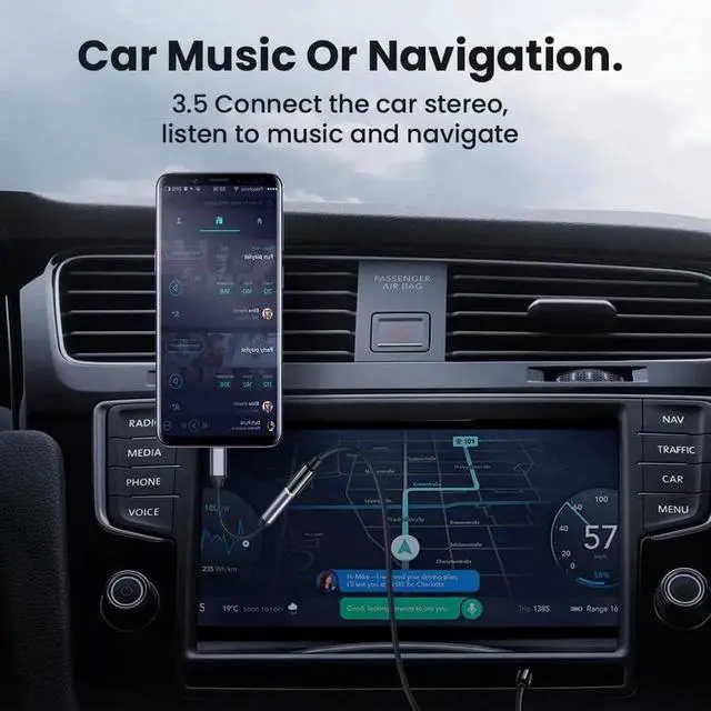 Alt view image 4 of 7 - JAENFONG [MFI Certified] 2-Pack Headphone Adapter for iPhone,Lightning to 3.5mm Jack Adapter Aux Audio Dongle for iPhone 14/14 pro/13/13 Pro/13 Pro Max/12/12 Pro/SE2/11/11 Pro/X/XS Max/XR/8/7