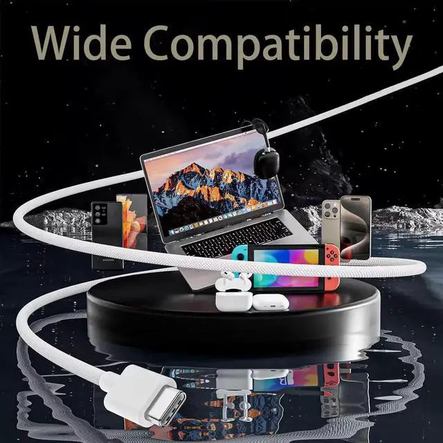 Alt view image 5 of 5 - JAENFONG iPhone 17/16/15 Car CarPlay Charger Cable USB A to USB C Woven Charging Cord for Apple Carplay USB C Cable, iPhone 17/16/15 Pro Plus Pro Max, iPad USB Type C Braided Cord 3.3FT