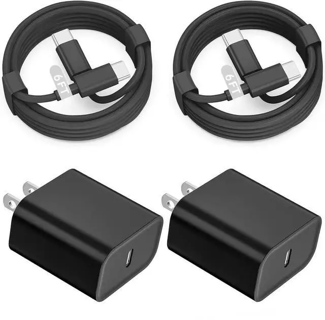 Main image of Fast iPad Charger,iPad Charger Fast Charging 2Pack Wall Chargers Plug Adapter and Type C USB C to C Cable Cord 6ft Type C to C for iPad Pro 12.9,Pro 11 inch,iPad Air 5th/4th,iPad Mini 6,iPad 10