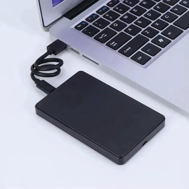 Alt view image 4 of 7 - USB3.1 Hard Drive Enclosure with USB3.0 To Type-C Cable 2.5in Mobile Harddisk Enclosure Plug and Play for SATA 1/2/3 HDD Or SSD