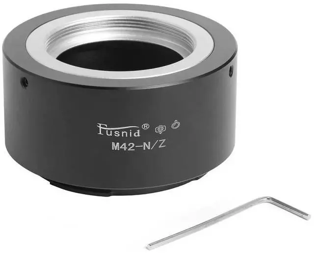 Alt view image 3 of 4 - Lens Mount Adapter High Precision Camera Lens Adapter Ring Aluminium Alloy Accessories for M42 To for Z Mirrorless Camera
