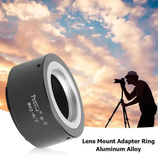 Alt view image 4 of 4 - Lens Mount Adapter High Precision Camera Lens Adapter Ring Aluminium Alloy Accessories for M42 To for Z Mirrorless Camera