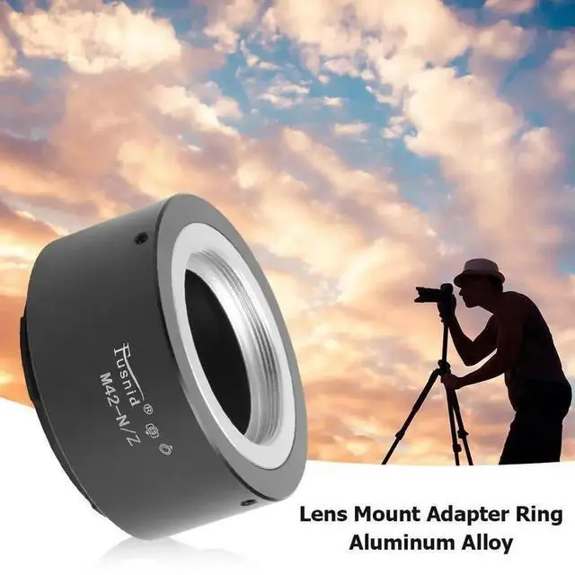 Main image of Lens Mount Adapter High Precision Camera Lens Adapter Ring Aluminium Alloy Accessories for M42 To for Z Mirrorless Camera