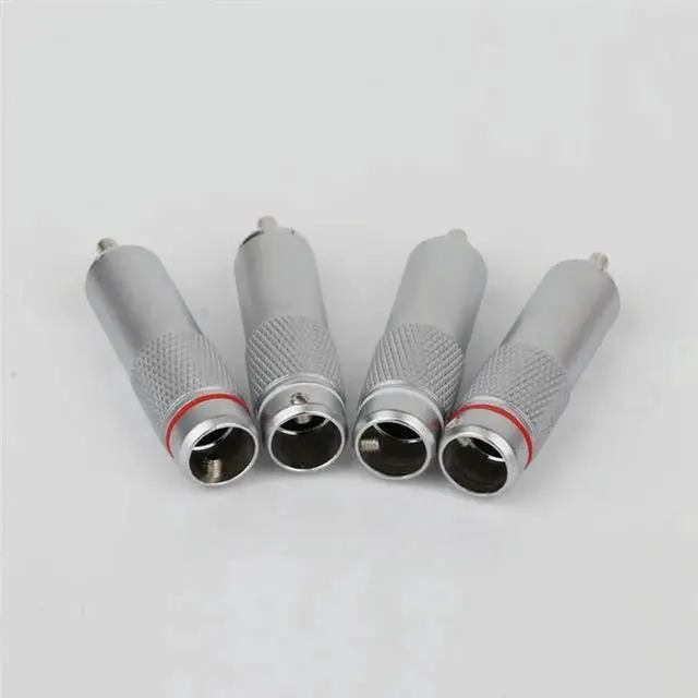 Alt view image 3 of 4 - 4PCS RCA Plug Connector RCA Audio Plug RCA Terminal For DIY HIFI Audio Cable Speaker Accessories