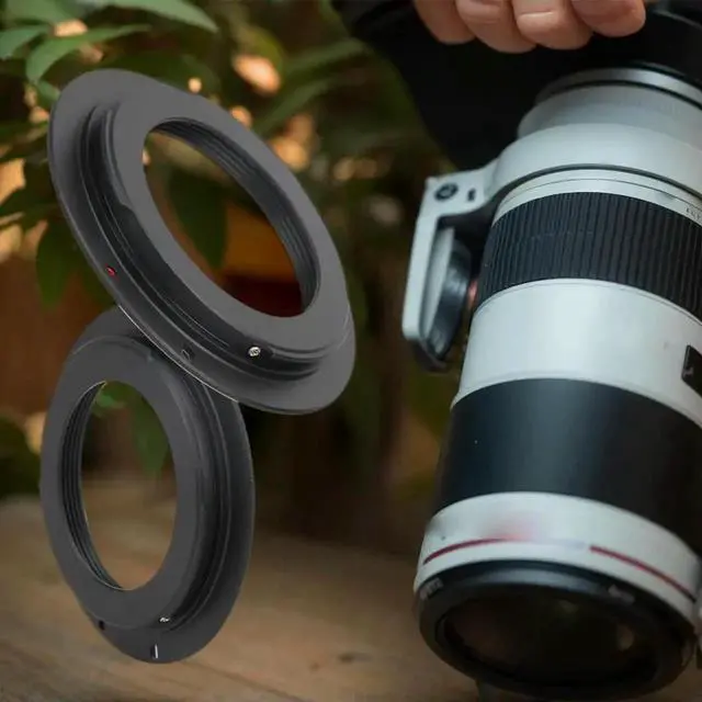 Alt view image 3 of 4 - M42 Screw Lens Adapter Universal Camera Mount Adapter Rings Screw Mount Lens for EOS Body Bayonet Adapter