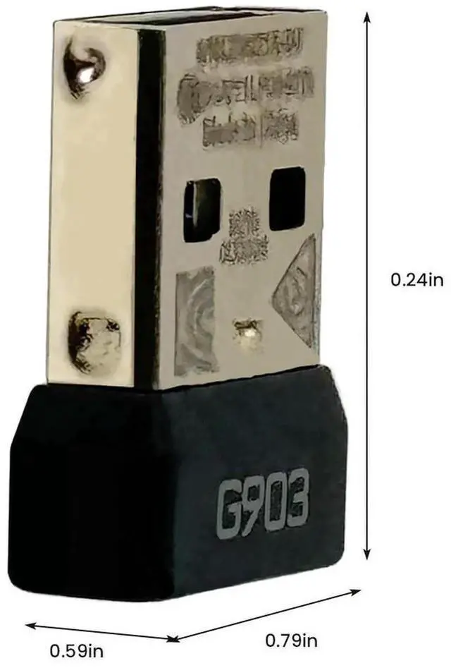 Alt view image 2 of 4 - Mouse Receiver Adapter USB Dongle Wireless Dongle Adapter for G903 Wireless Mouse
