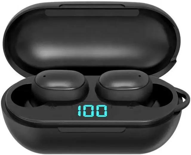 Main image of JAENFONG Wireless Earbuds Bluetooth 5.0 Earbuds Deep Bass CVC Noise Cancellation IPX4 Waterproof Sport Wireless Headphones 10H Playtime with Charging Case for iPhone/Samsung/Android