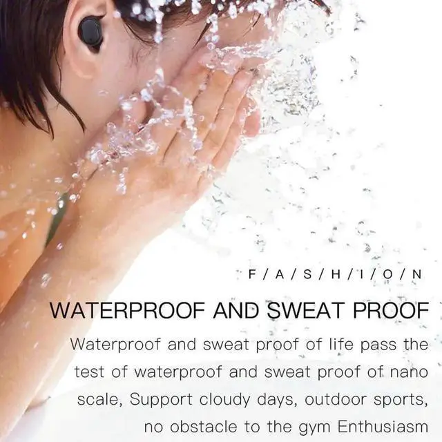 Alt view image 3 of 7 - JAENFONG Wireless Earbuds Bluetooth 5.0 Earbuds Deep Bass CVC Noise Cancellation IPX4 Waterproof Sport Wireless Headphones 10H Playtime with Charging Case for iPhone/Samsung/Android