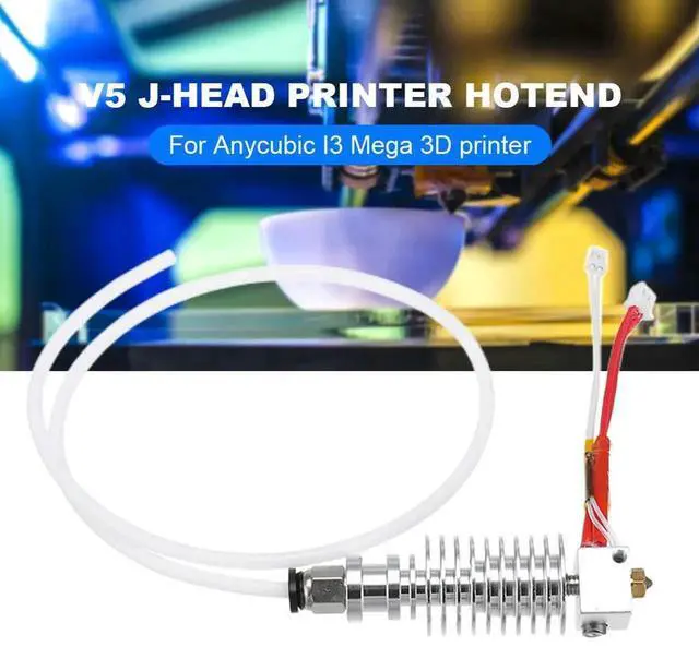 Alt view image 5 of 7 - 0.4mm Nozzle V5 J-head Printer Hotend with Hotend Heat Sink 3D Print Parts 3D Printer Head for Anycubic I3 Mega
