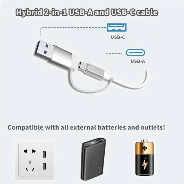 Alt view image 6 of 7 - Multi USB C Hub With USB A Port Multifunctional Charger Adapter For Phone watch For Travel Trip