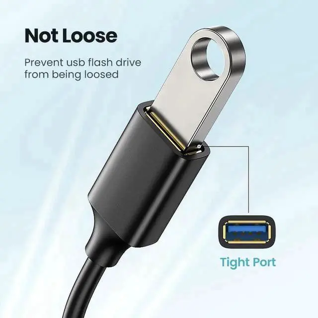 Alt view image 4 of 7 - JAENFONG USB C to USB Adapter, USB C to USB 3.0 Adapter,USB Type C to USB Female Adapter OTG Cable Compatible with iPad Air 2020, MacBook Pro, Air and More (2 Pack)