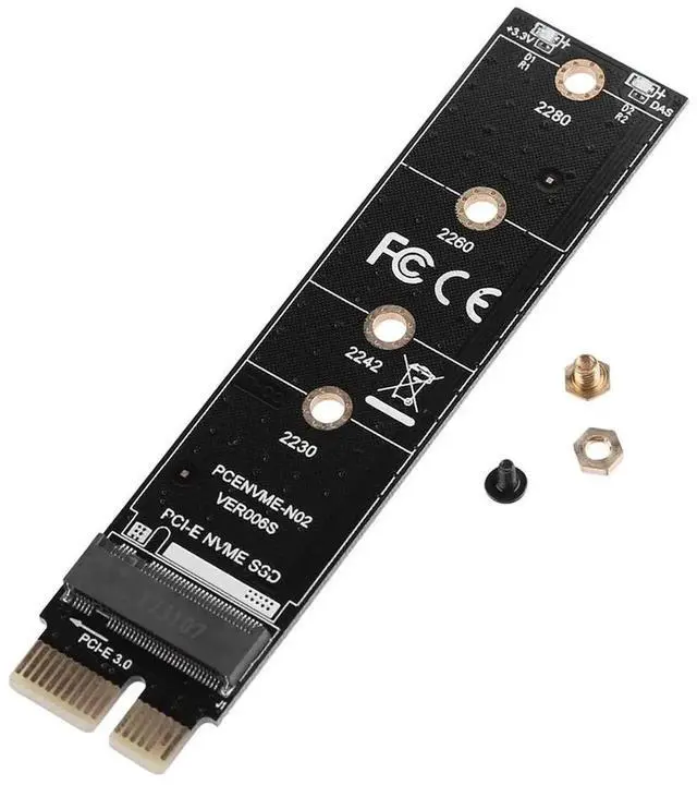 Main image of NVME Adapter Card M.2 to PCI-E3.0 1x Extension Key Converter Card
