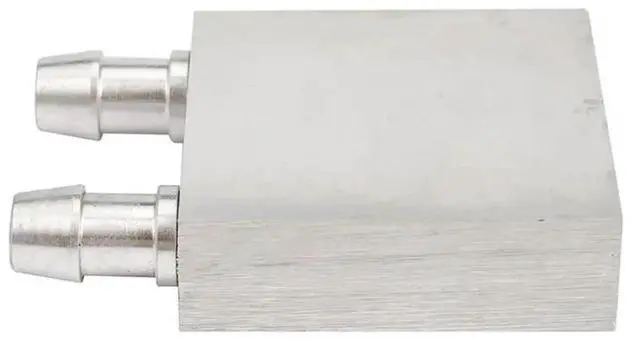 Alt view image 2 of 4 - 6X Primary Aluminum Alloy Water Cooling Block 40X40mm For Liquid Water Heat Sink System Silver For PC Laptop CPU